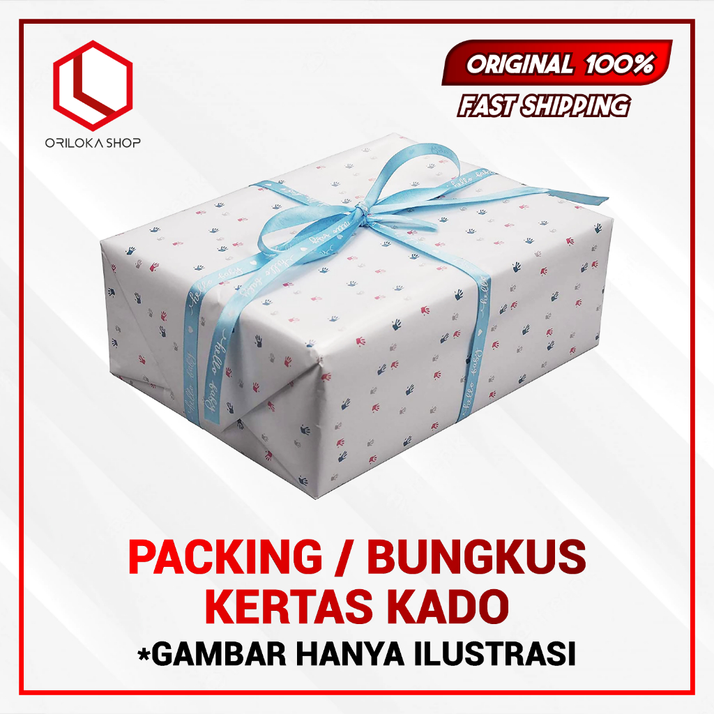 Packing Bungkus Kertas Kado / Bungkus Kemasan Kado