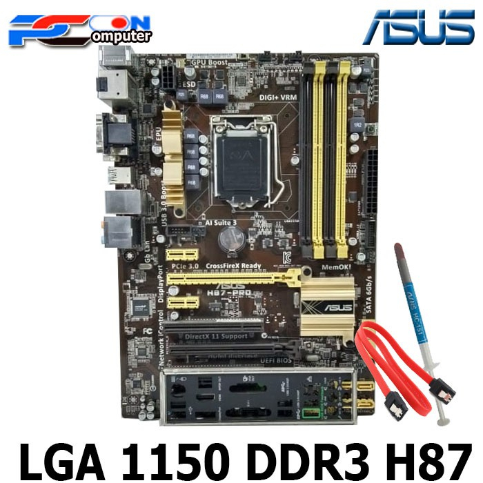 Mainboard Motherboard Mobo H87 ATX Soket LGA 1150 DDR3