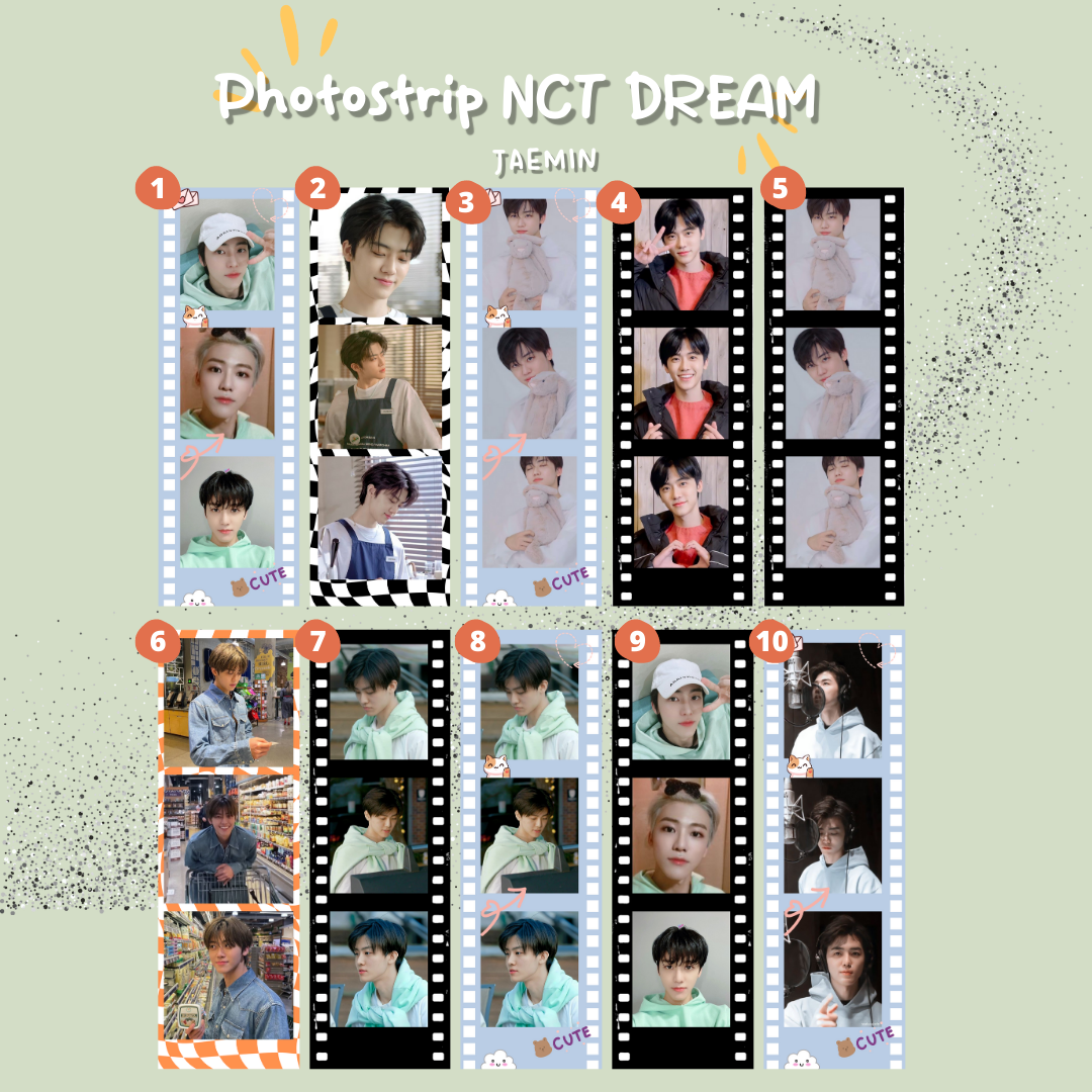 PHOTOSTRIP NCT DREAM JAEMIN JENO HAECHAN READY STOCK