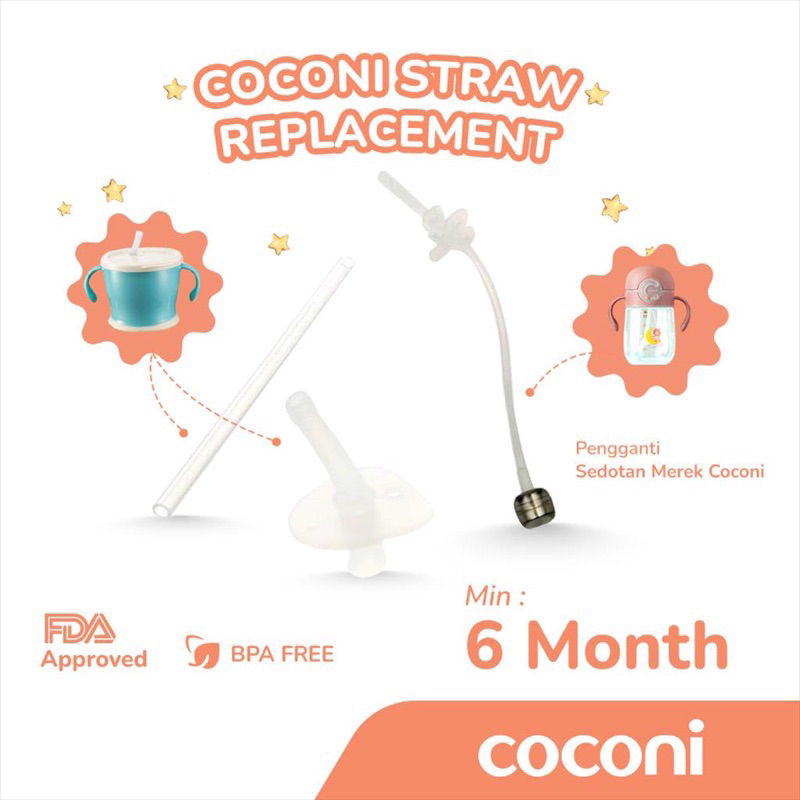 Coconi Straw Replacement / Sedotan Pengganti