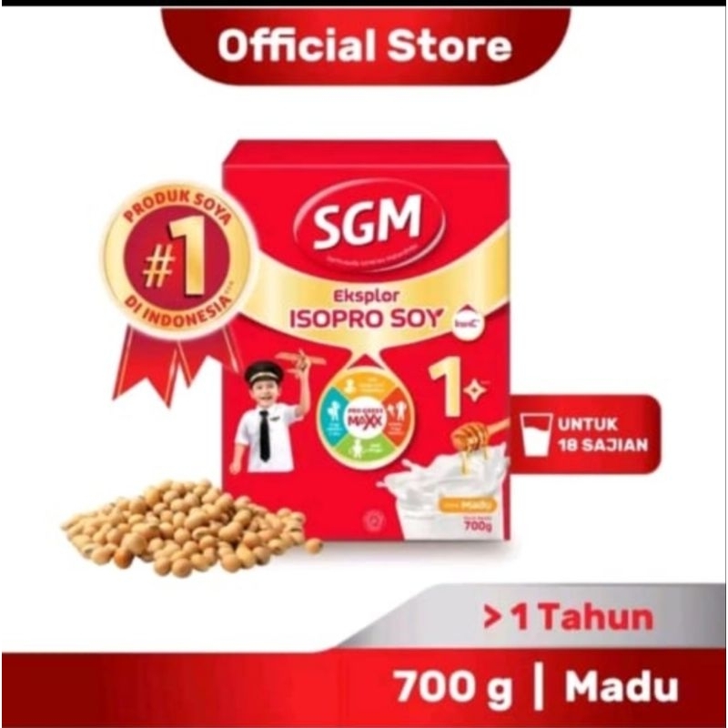 

SGM Explor ISOPRO SOY 1+ Madu Susu Pertumbuhan 700gr