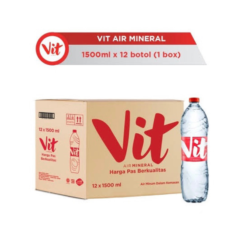 

Vit Air Mineral Botol 1500ml (Isi 12/Karton)