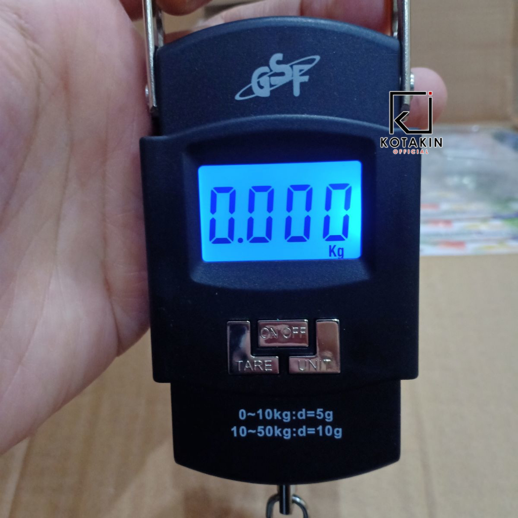 GSF Timbangan Gantung 50 kg Ekonomis - Timbangan serba guna - Timbangan Digital Portable Scale