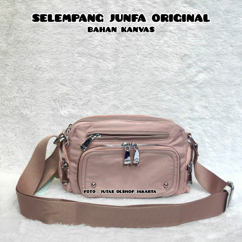 TAS SELEMPANG JUNFA 2021-5151 BAHAN KANVAS HALUS