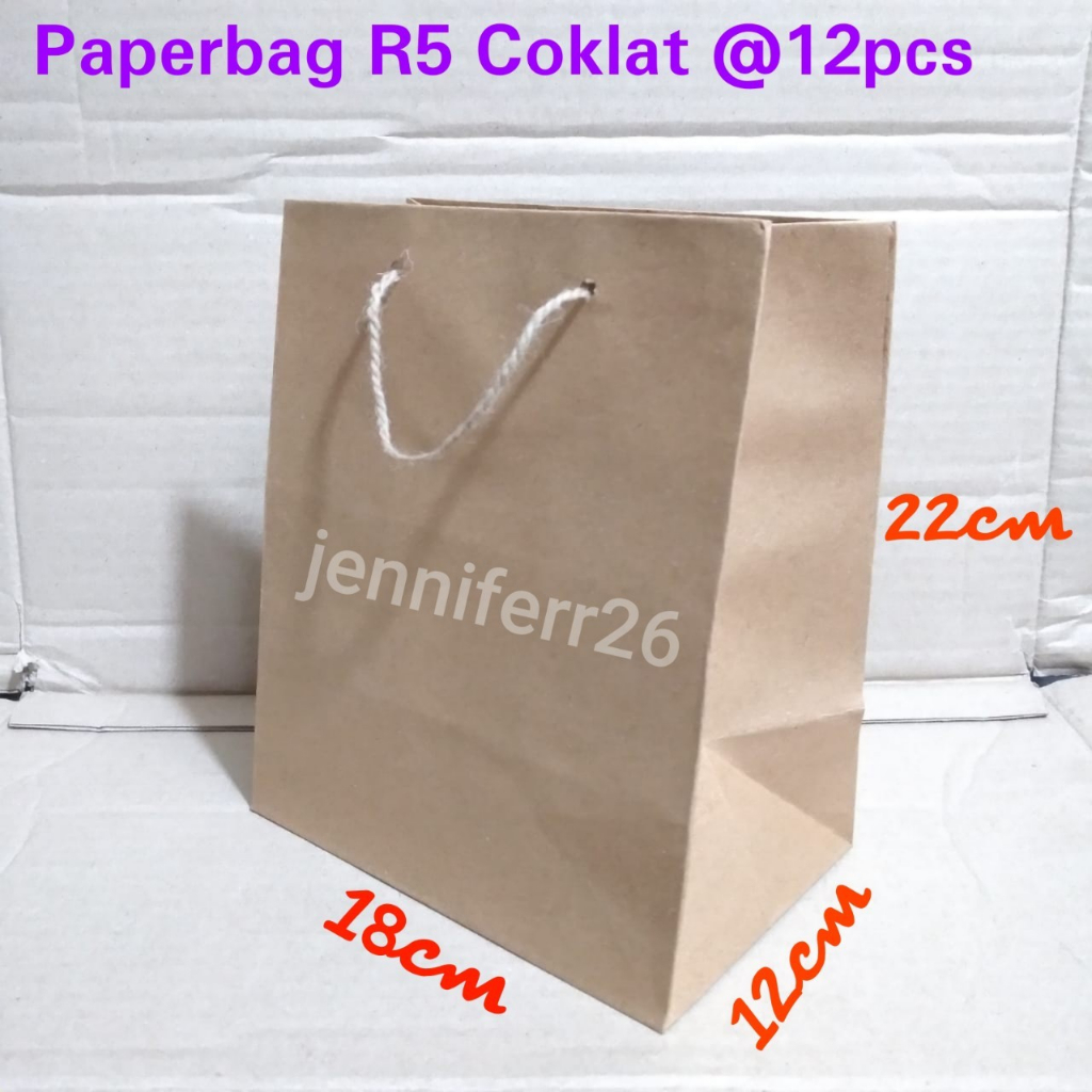 

Isi 12pc Paperbag R5 polos lusinan / tas kertas motif batik 18 x 22 / tas kertas batik / paperbag