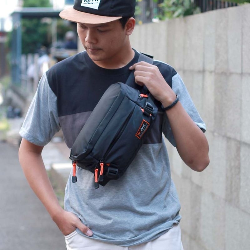 ARGL Tas Selempang Waistbag Pria Tas Pinggang Rag Tas Slempang Pria / WeistBag