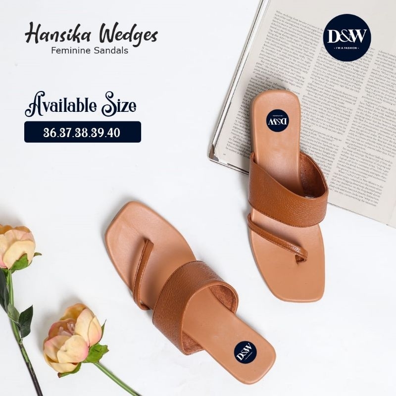 Hansika Sandal Wedges Premium by D&amp;W bisa Cod