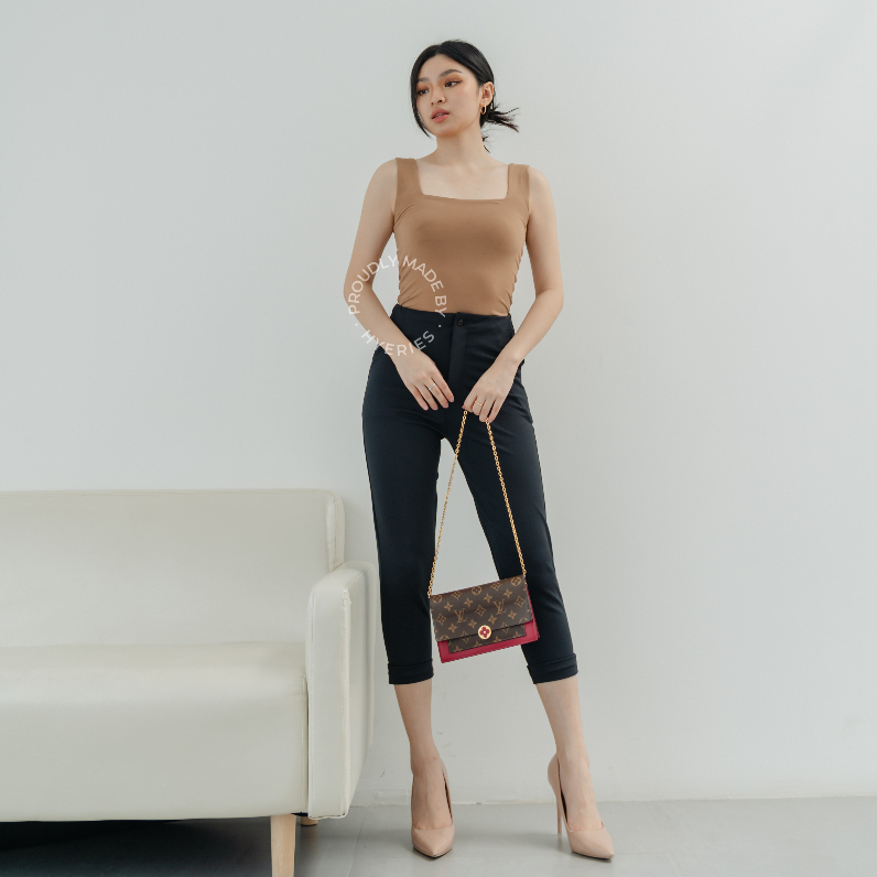 HYERIES COMFY ++ HARISU 7/8 Highwaist Pants / Celana Panjang Wanita /  Long Pants / Celana Kerja Wanita / Slim Fit Pants / Celana Kasual Wanita / Celana Hitam / Celana Pensil Wanita / Celana Scuba / Celana Korea