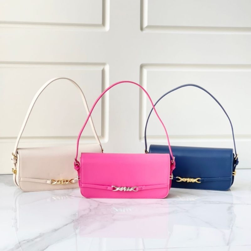 PROMO SALE Tas ck selempang bahu tas pesta pink putih biru navy