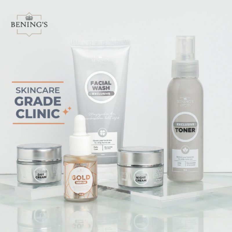 BENING SKINCARE DOCTOR OKY PRATAMA PAKET FLEK EXCLUSIVE DENGAN SERUM | BENING CLINIC | BENING SKINCARE DR OKY PRATAMA