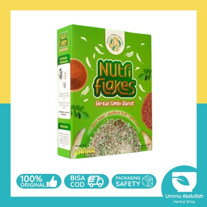 Nutriflakes MAKASSAR Sereal Umbi Atasi Asam Lambung, GERD, MAAG