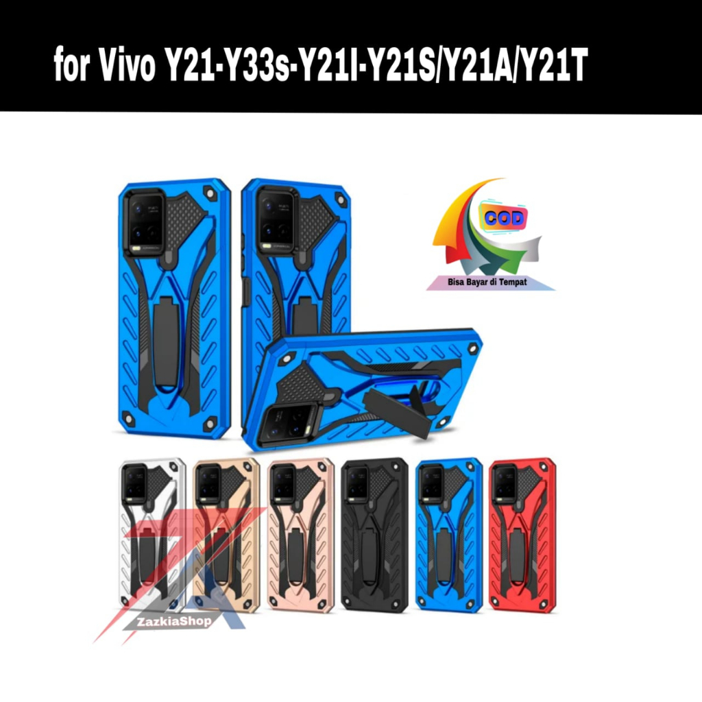 FOR (VIVO Y21/Y21S/Y33S/Y21A/Y21T) Casing/Hardcase Phantom Robot Kick Standing