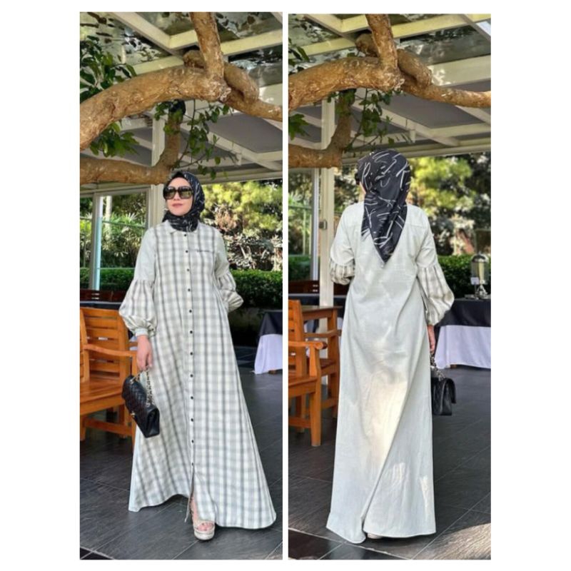 Ready New KORINA SAGE dress || gamis Korina || Korina.id || fashion muslim