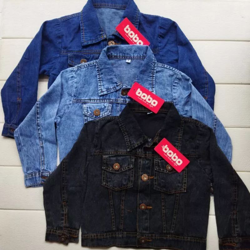 JAKET JEANS ANAK LAKI-LAKI DAN PEREMPUAN 1-6 TH