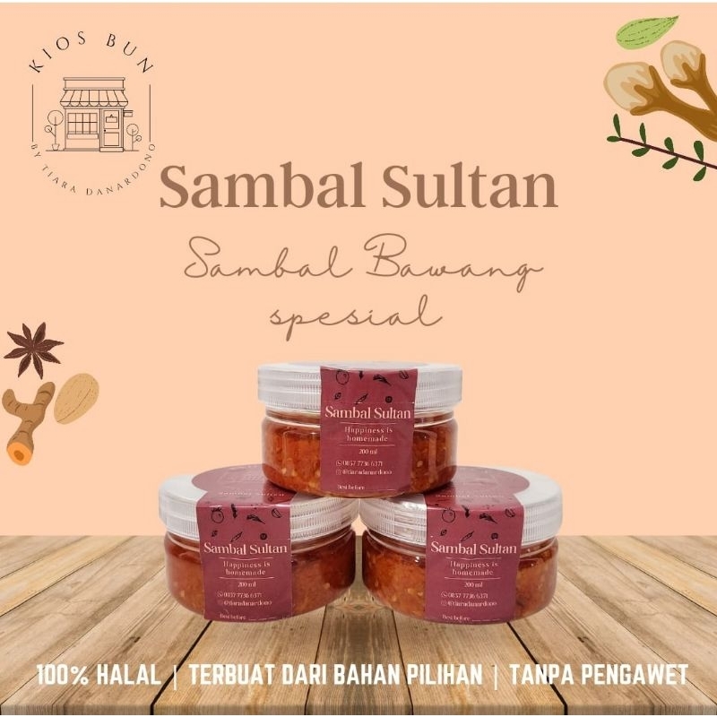 

SAMBAL SULTAN ( Sambal Bawang Spesial )