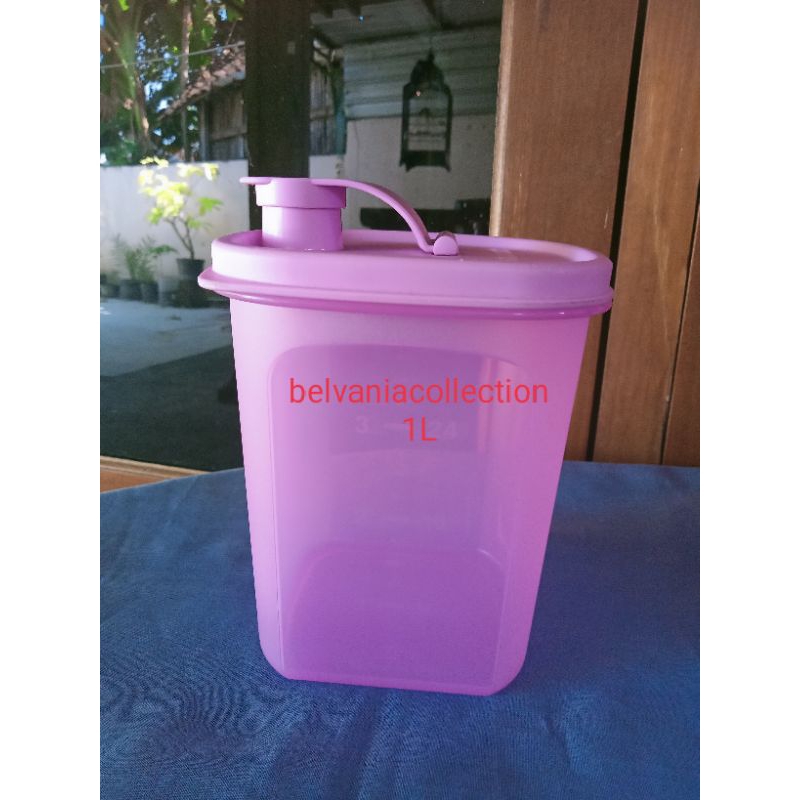 Tupperware botol minum slim line 1 liter