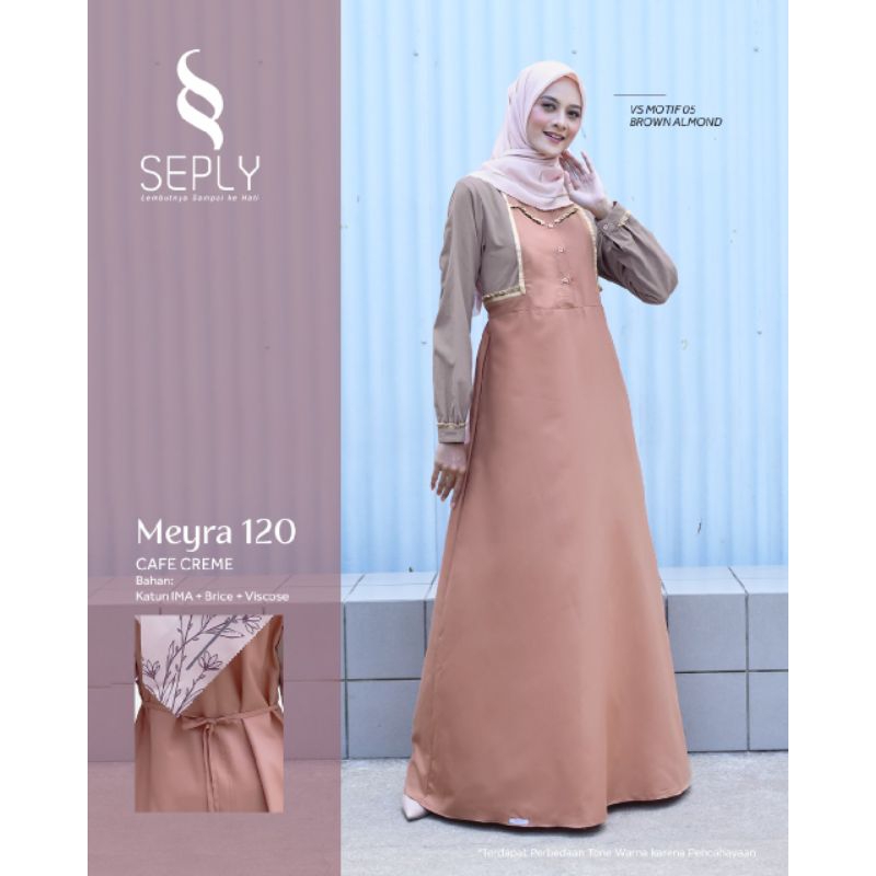 Seply Gamis Meyra 120 (Mocca, Black, Cafe Creme)