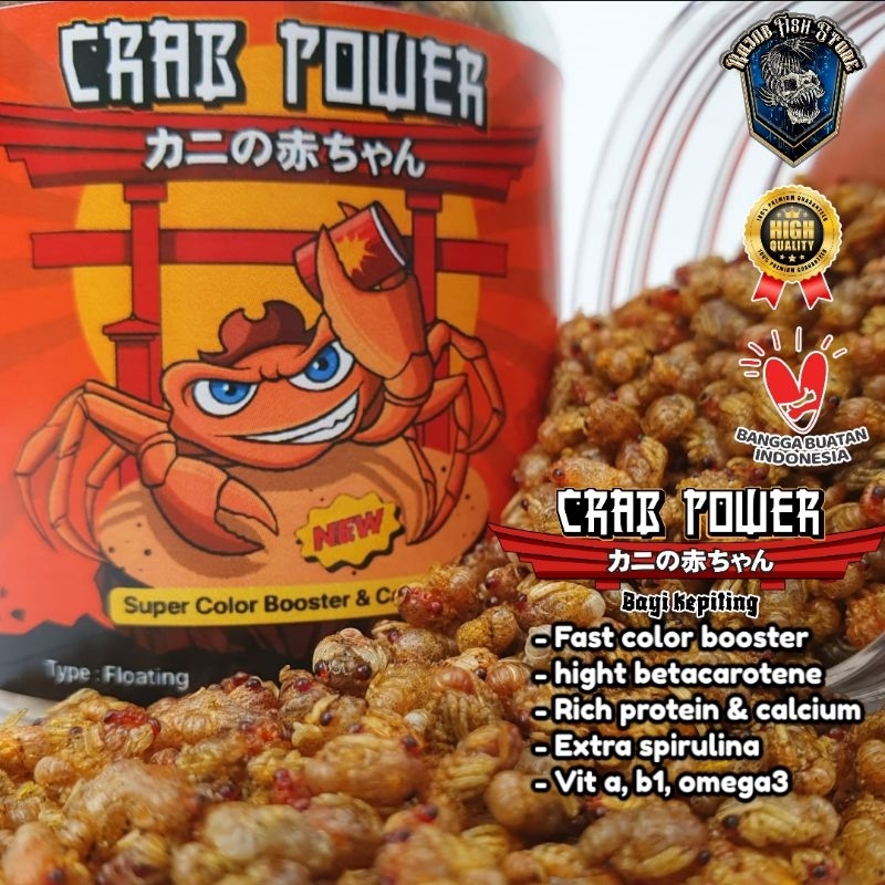 

Crab power / baby crab special f0ast color booster & calcium 30gr / beby crab