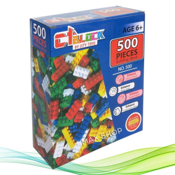 

Dijual Mainan Anak Building Block Brick DIY Edukasi Designer Puzzle 500 Pcs Diskon