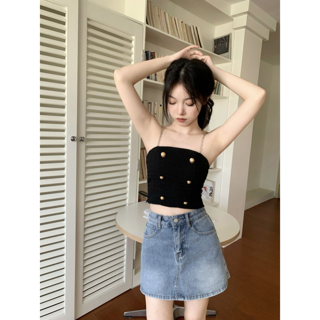 Tank Top Wanita Polos Korean Summer Bra Crop Top Premium