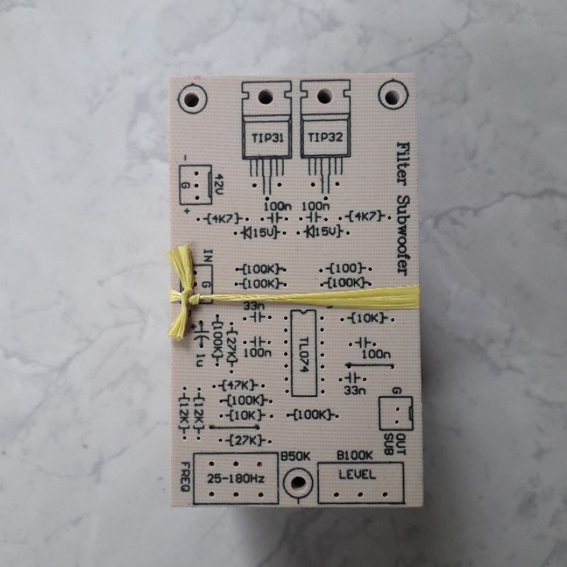 Pcb filter subwoofer