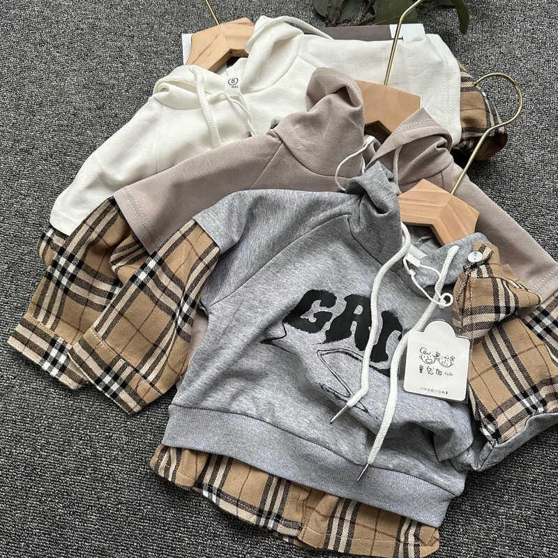 Grit hoodie flanel | jacket hoodie anak