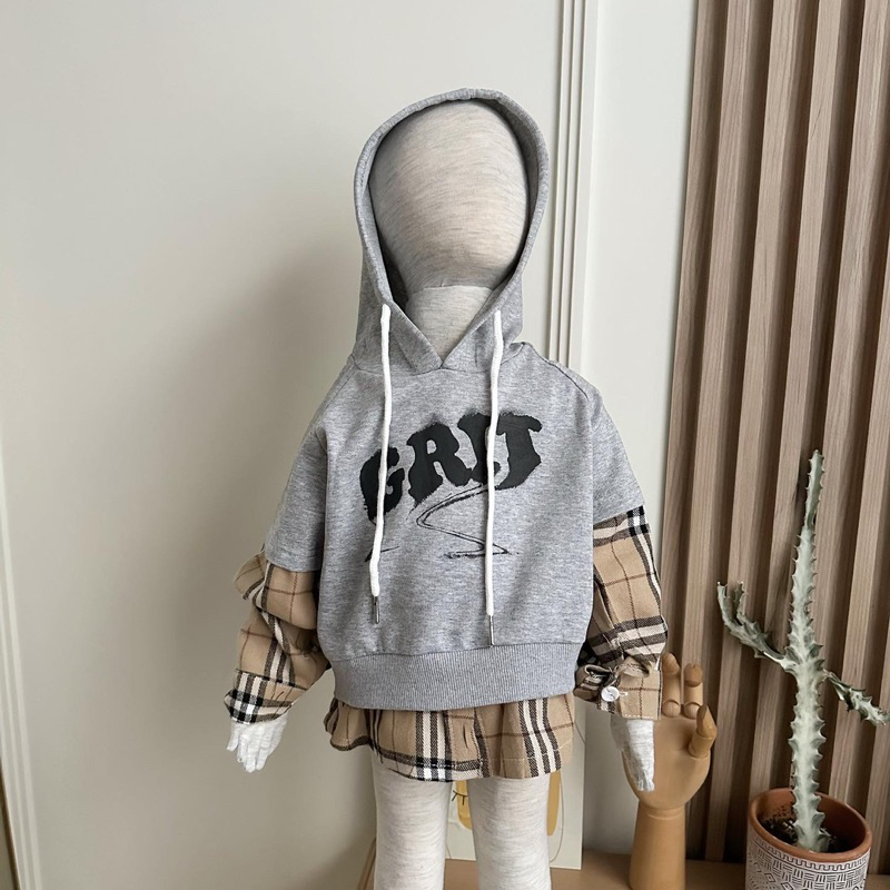 Grit hoodie flanel | jacket hoodie anak