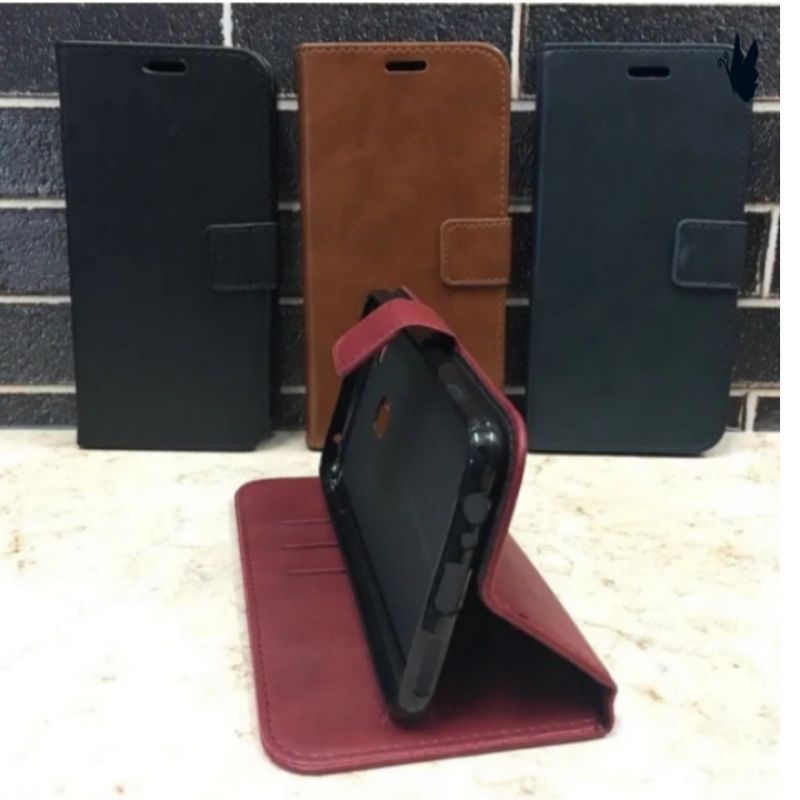 SAMSUNG A01 / samsung A01 core /samsung  A02 / samsung A03 /samsung  A04 casing dompet flip polos ku