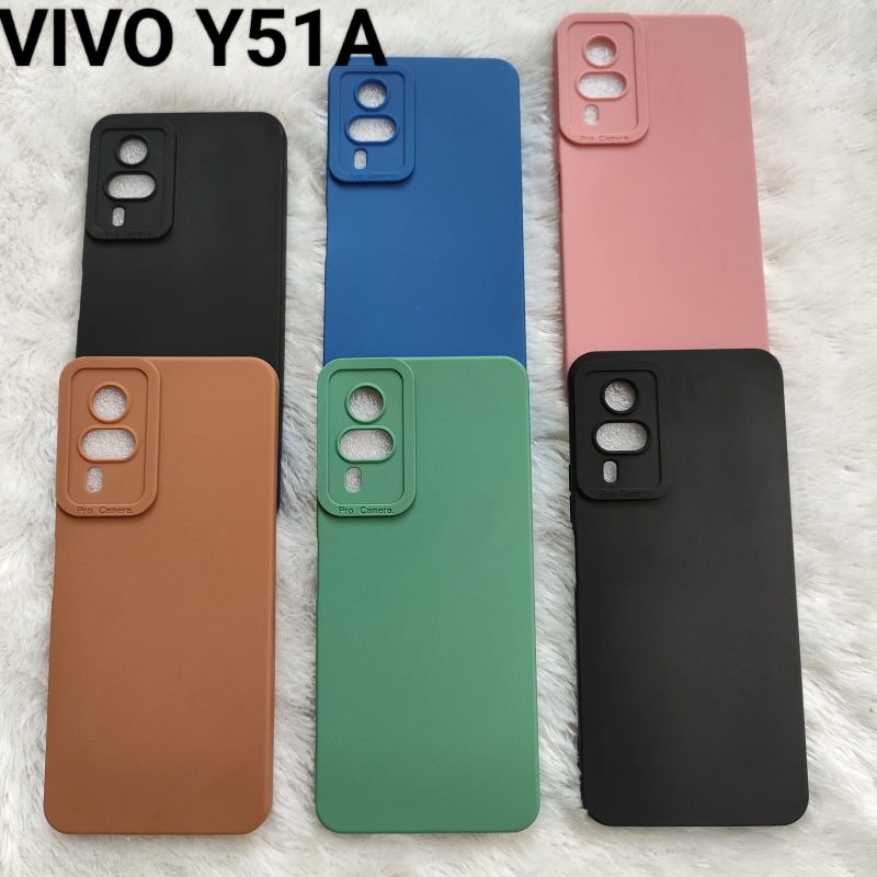 Softcase macaron pro camera for Vivo Y51A