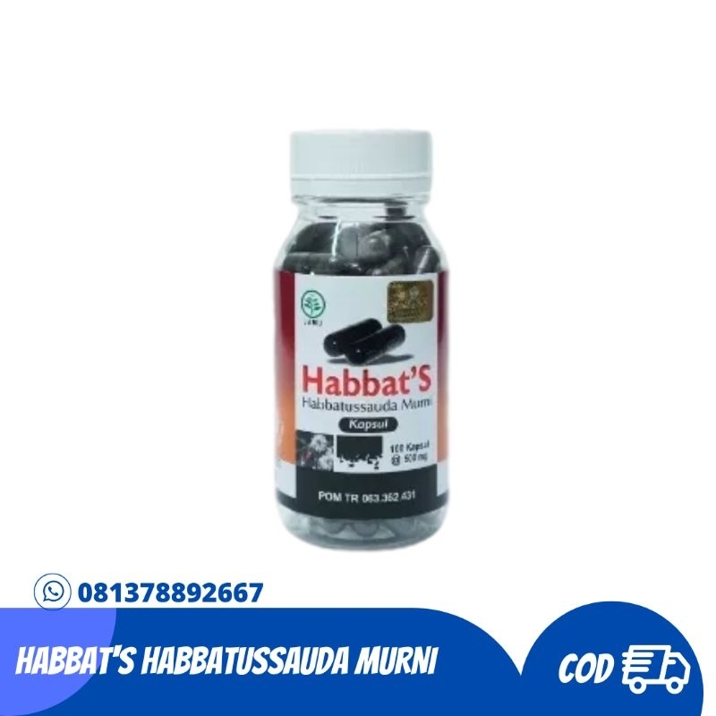 Habbatussauda Habbats 100 kapsul