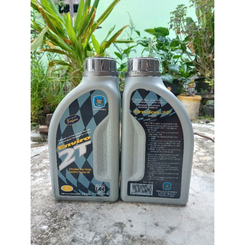 Oli samping enviro 2T abu abu kuda laut