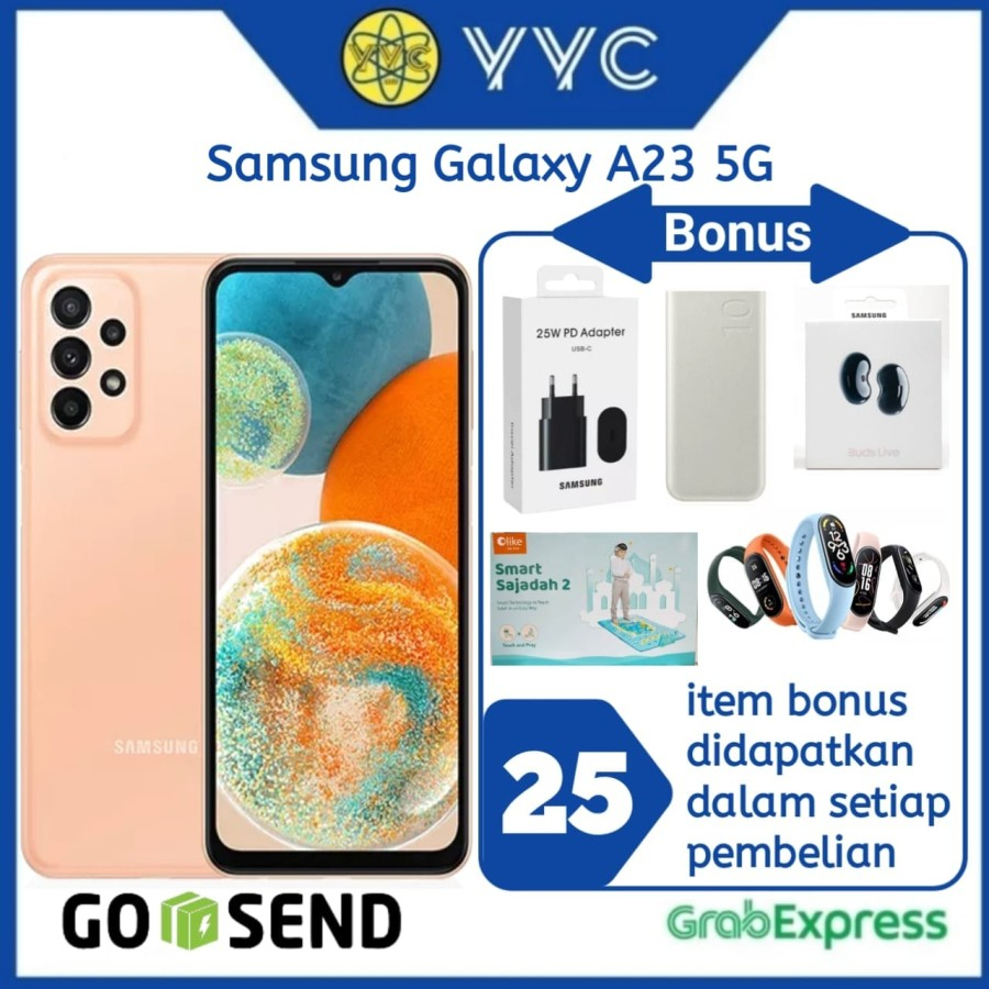 Samsung Galaxy A23 5G Ram 6/128GB Snapdragon 695 - Garansi Resmi