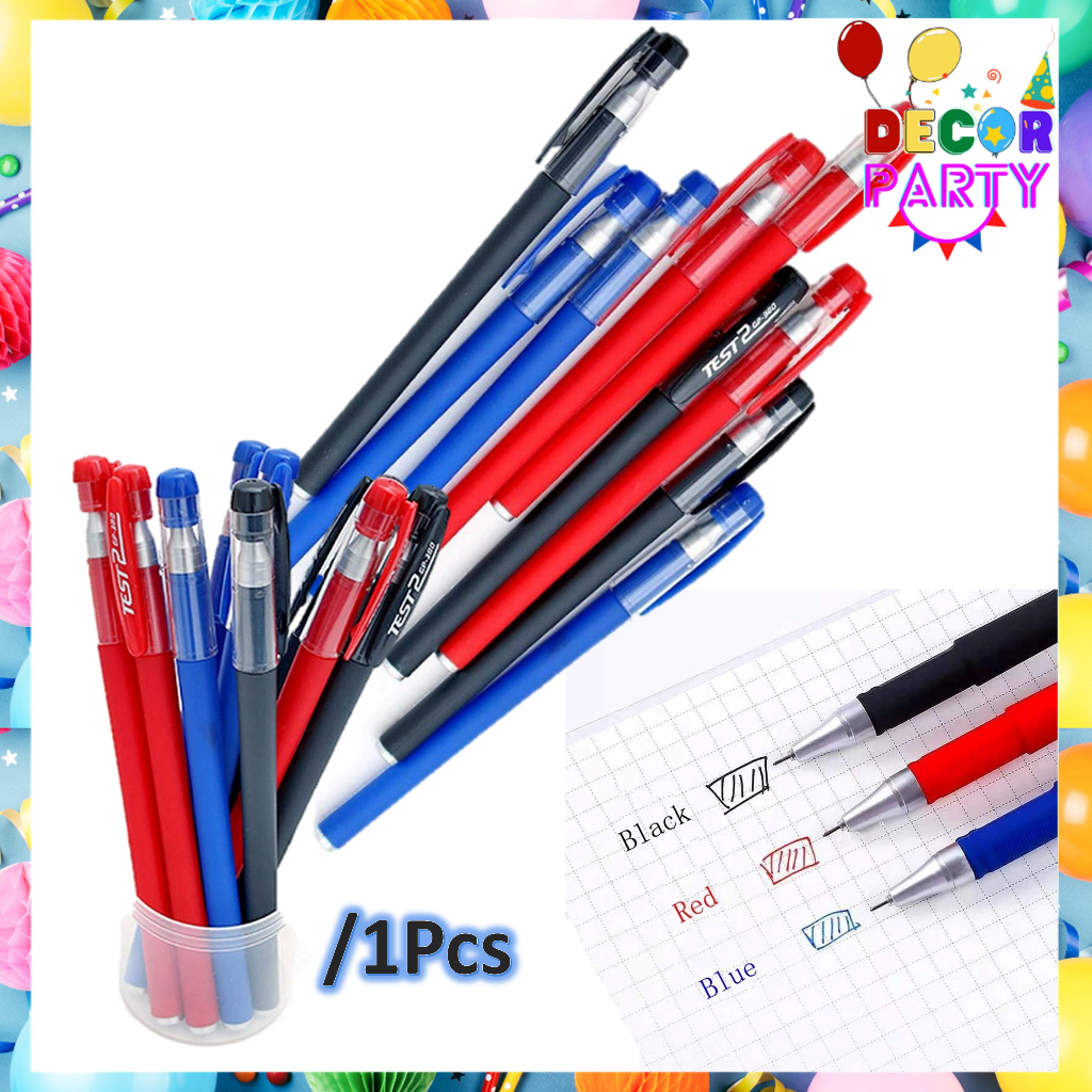 

DP Pena Gel 0.5mm Model TST2 Pulpen Warna Ujung Lancip 1Pcs Alat Tulis Sekolah Kantor Bolpoint Tinta Gel Cair ATK
