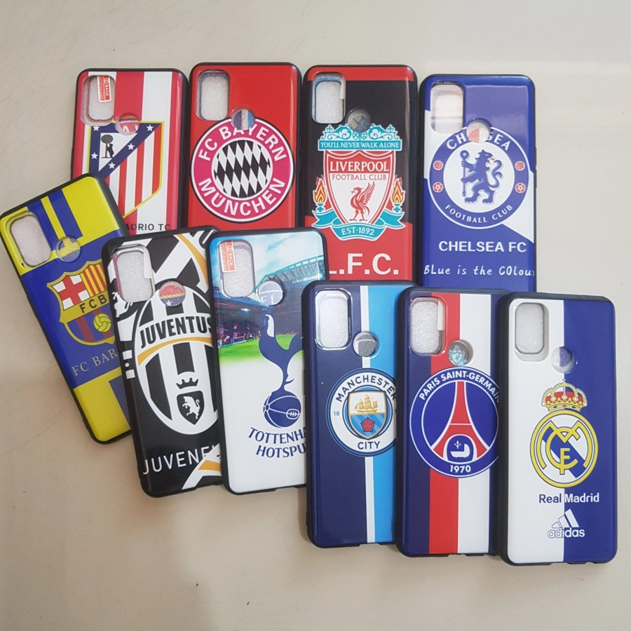 HARD CASE KARAKTER COWOK / KARAKTER BOLA + TEMPERED GLASS SAMSUNG J5 A51 A71