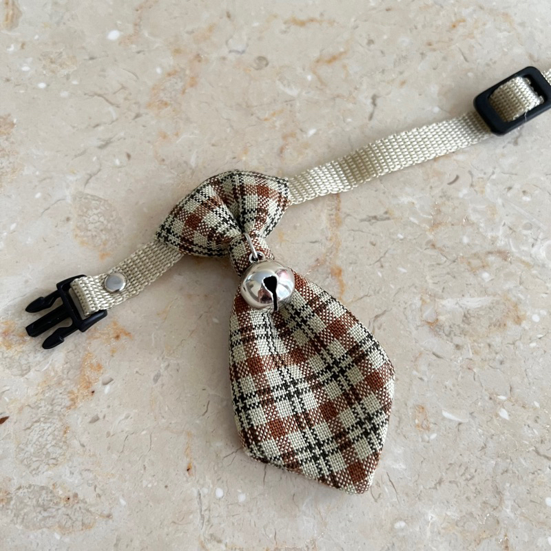 Kalung Kucing Anjing Dasi Lonceng by Miaw Miaw