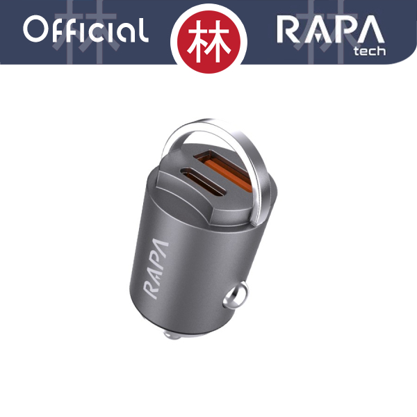 RAPAtech MB1020 - DRIVE I - QC + PD30W Car Charger USB-A &amp; USB-C Port