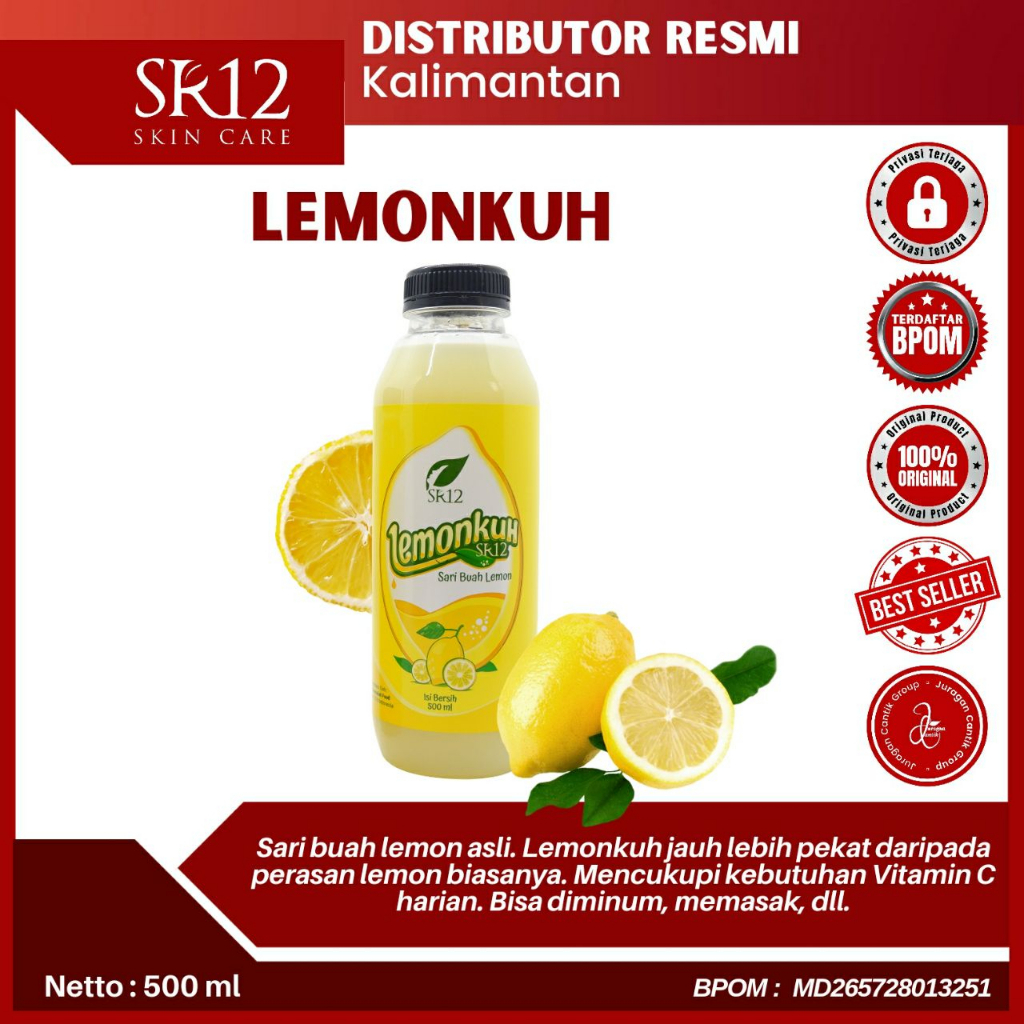 

SR12 LEMONKUH | LEMON | SARI BUAH LEMON MURNI 500ml