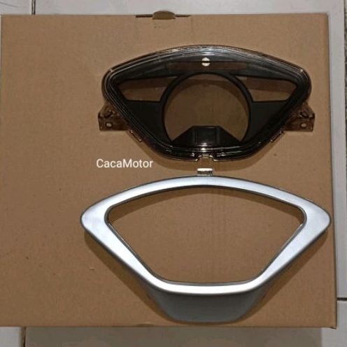 COVER + MIKA SPEDOMETER + INNER SUPRA X 125 OLD / NEW 2007 BATMAN ( SMOKE )