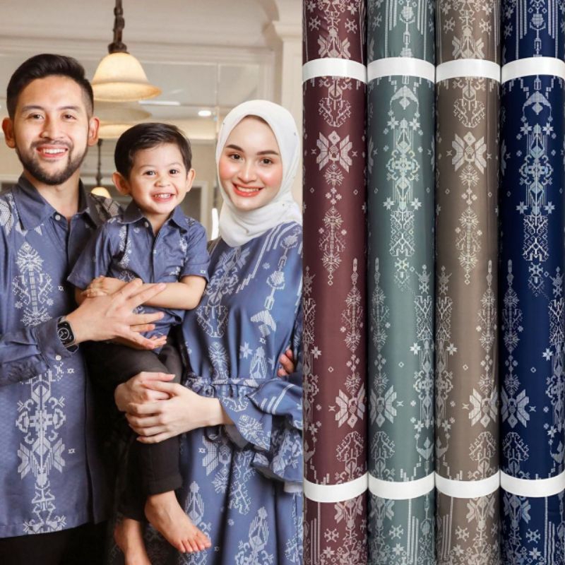 Kain Dr Silk Motif Dhavina harga tertera untuk panjang setengah meter