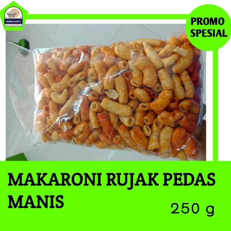 

Camilan Makaroni Rujak Pedas Manis Enak Makanan Ringan