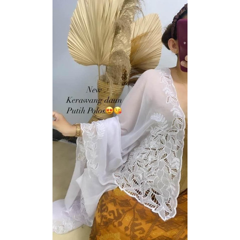 kain bordir putih murah terlaris terbaru kain kebaya bali juwita bahan kebaya encim