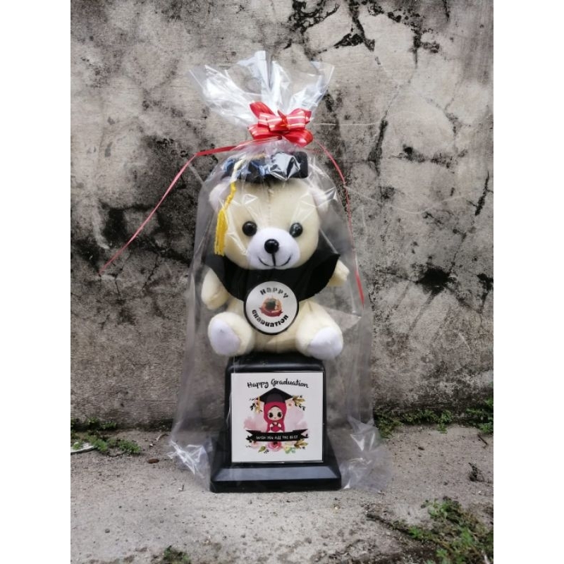 Piala Boneka Wisuda Teddy Bear | Boneka Wisuda | Boneka Graduition