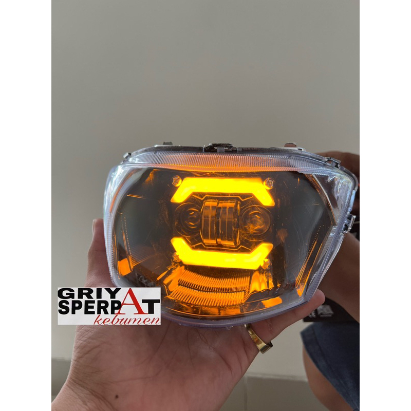LAMPU DEPAN HONDA MIO J  LED