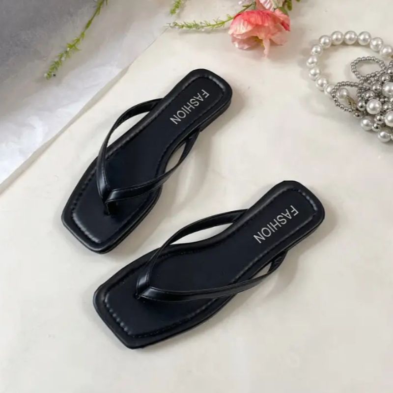 Sandal Flat Wanita Jepit CASUAL Terbaru