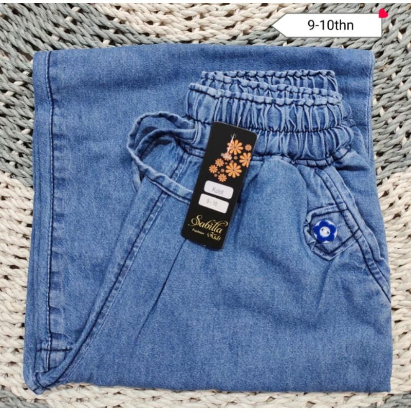 CELANA KULOT JEANS RAWIS ANAK tanggung 7-16 tahun