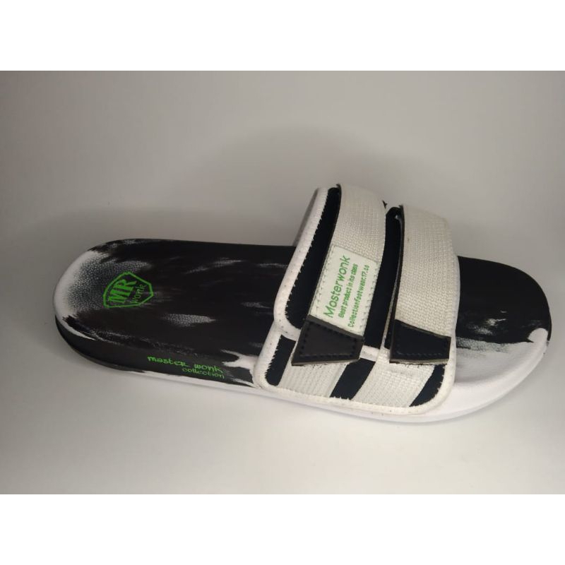 master wonk sandal/sandal pria slide/sandal slide motip  corak/sandal pria slip on