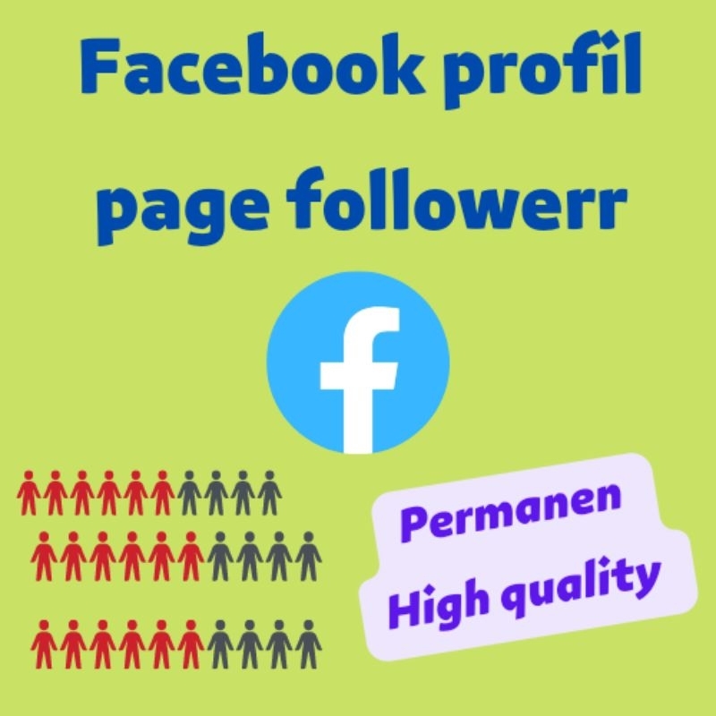 Profil Facebook fanpage followers permanen