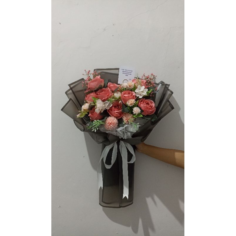Buket Mawar Artificial/Mawar Buatan/Mawar Palsu