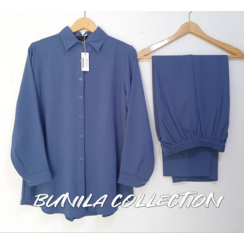 SETELAN RAYON CRINKLE AIRFLOW SETELAN WANITA KEMEJA // BAJU WANITA KEKINIAN // BAJU TERBARU