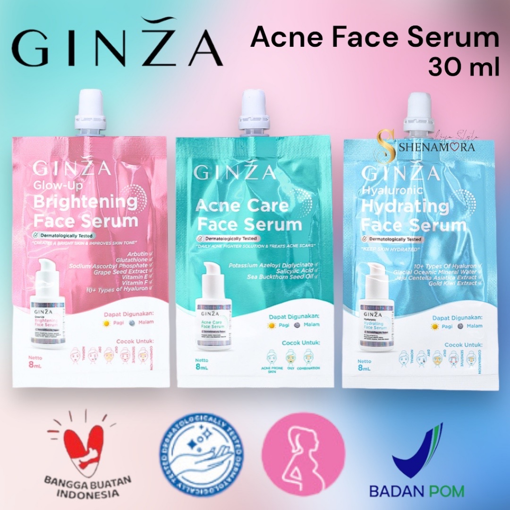 Ginza Face Serum Sachet 8ml